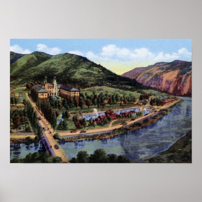 Glenwood Springs Colorado Hotel Colorado Mineral S Poster (Front)