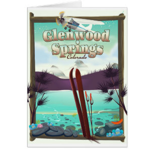 Glenwood Springs Colorado Ski poster.