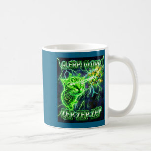 Glerp Glorp Funny Alien Gnarp Alien Cat Silly Gift Coffee Mug