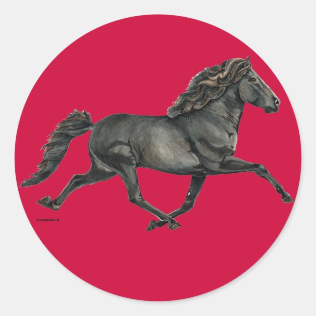 Gletta Classic Round Sticker (Front)