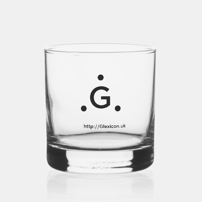 Glexicon UK Whiskey Glass (Front)