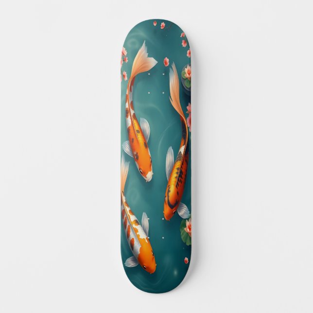 Glide of the Koi Edition 2 Skateboard (Front)