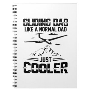 Glider Gliding Soaring Glide Soar Aviation Gifts Notebook