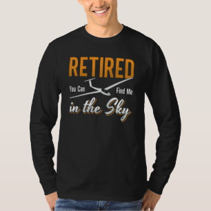 Glider Plane Pilot Flying Sailplane Training Fligh T-Shirt