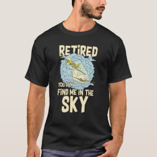 Glider Plane Pilot Flying Sailplane Training Fligh T-Shirt