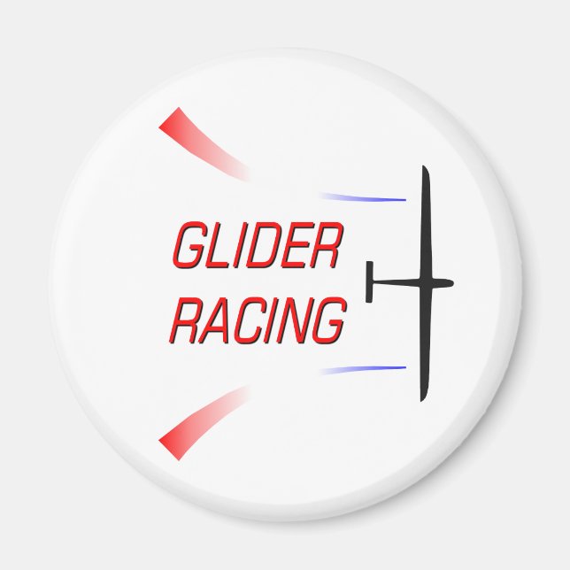 GLIDER RACING MAGNET (Front)
