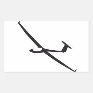 Glider Rectangular Sticker