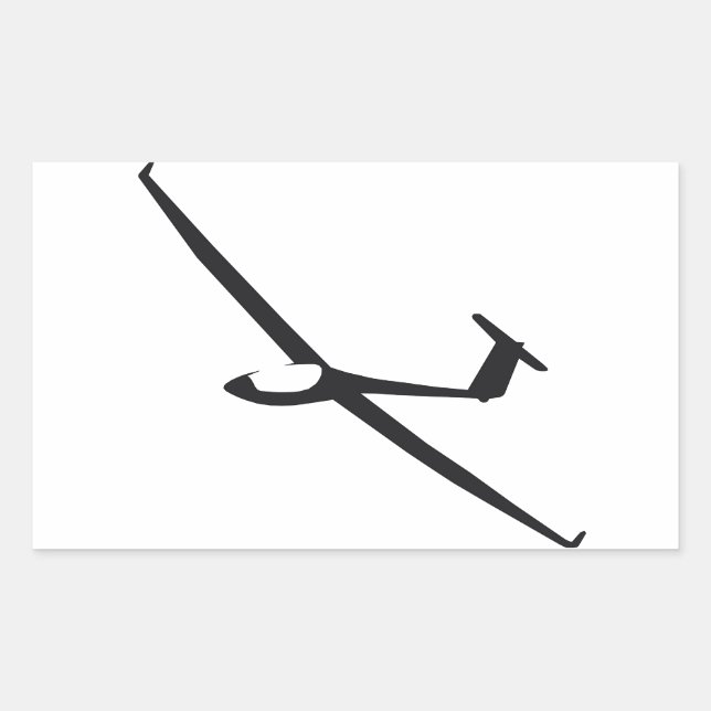 Glider Rectangular Sticker (Front)