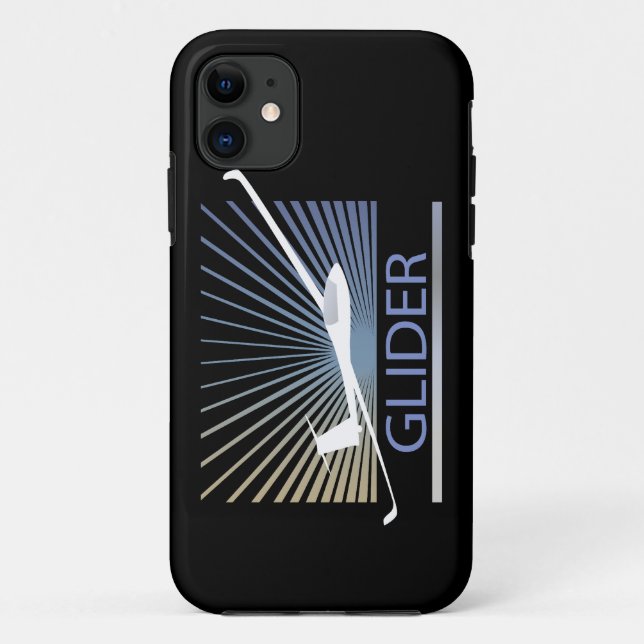 Glider Sailplane Aircraft Case-Mate iPhone Case (Back)