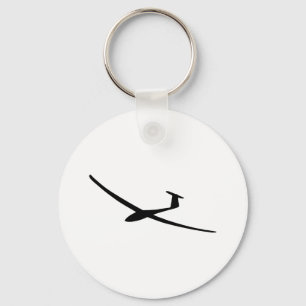 glider sailplane key ring
