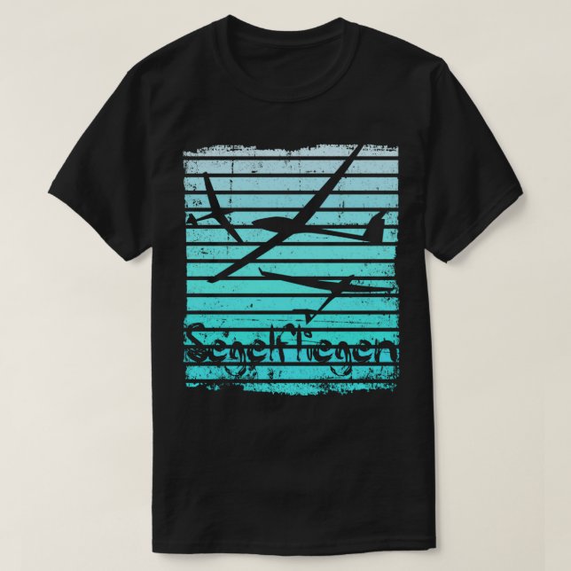 Glider soaring Glider pilot 1  T-Shirt (Design Front)