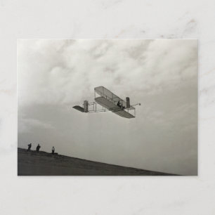 Glider Test Flight Aviation Wright Brothers Postcard