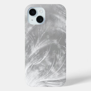 Gliding Angela - Grey Monochrome  iPhone 15 Case