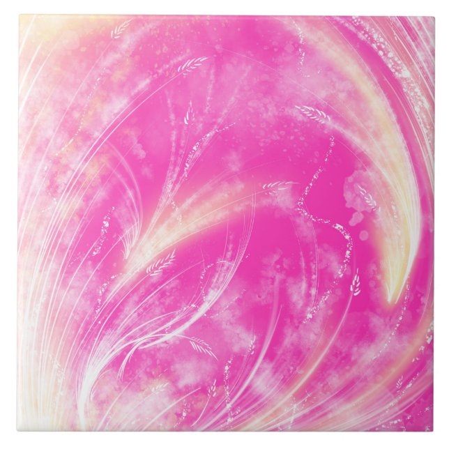 Gliding Angels - Candy Fireworks  Ceramic Tile (Front)