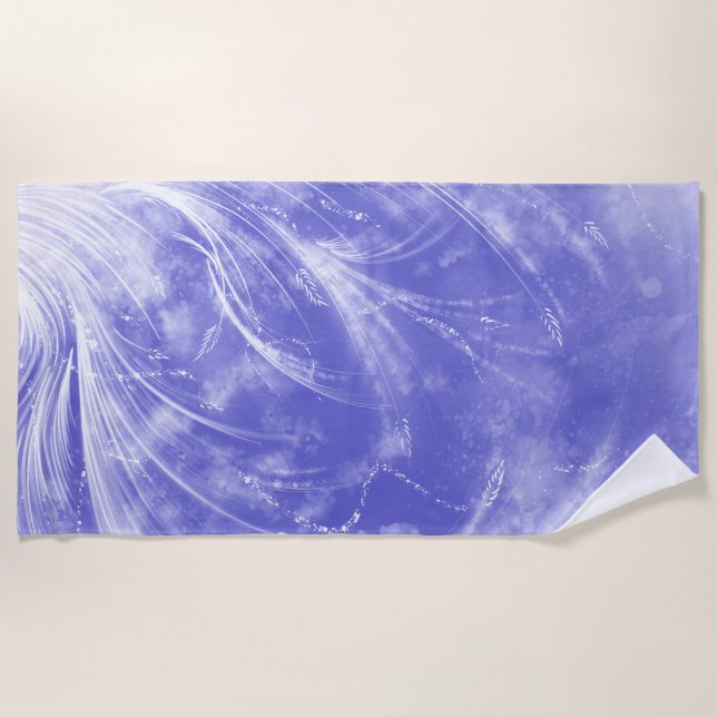 Gliding Angels - Frozen Land  Beach Towel (Front)