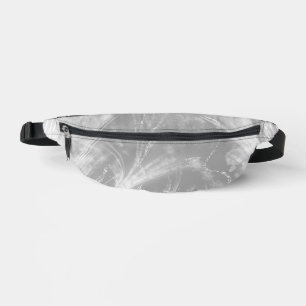 Gliding Angels - Grey Monochrome Bum Bags