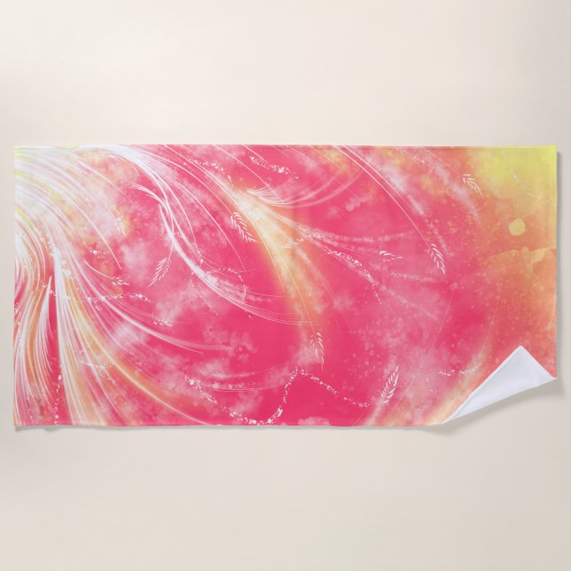 Gliding Angels - hot summer Beach Towel (Front)
