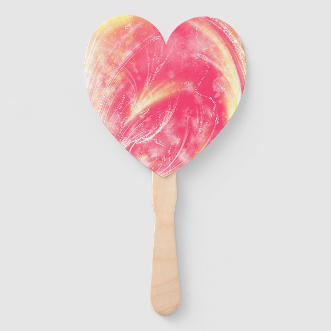 Gliding Angels Hot Summer  Hand Fan (Back)