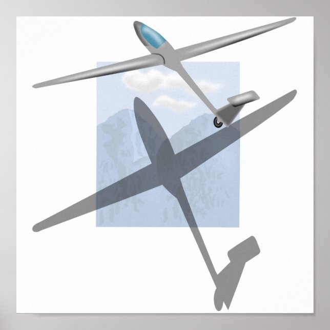 Gliding canvas print (Front)