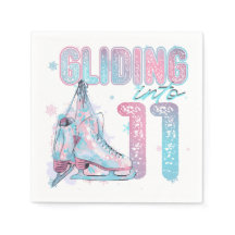 "Gliding into" 11th birthday skating party