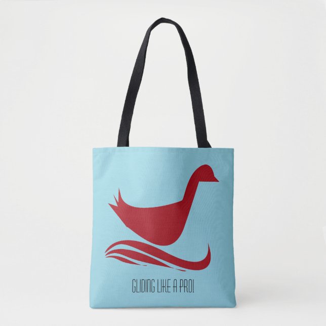 Gliding Like a Pro Tote Bag (Front)