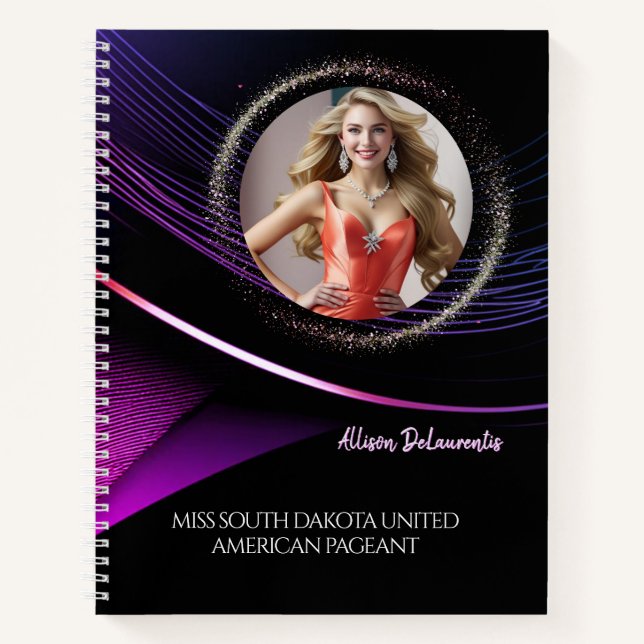 Glimmer Dust Ultimate Pageant Checklist Notebook (Front)