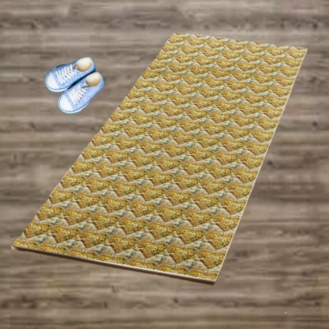 Glimmer Of Love Yoga Mat (Put your heart into your yoga, using this Glimmer of Love Yoga Mat!)