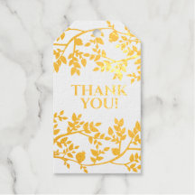 Glimmer Shine Thank You Branches & Birds Papercut