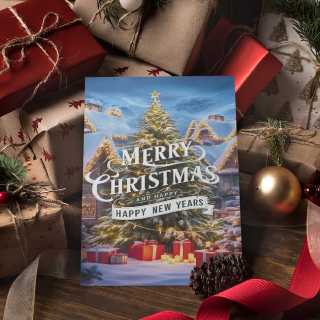 Glimmering Christmas Magic  Postcard (Creator Uploaded)