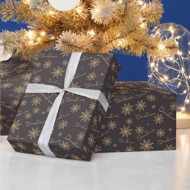 Glimmering Christmas Wrapping Paper (Holidays)