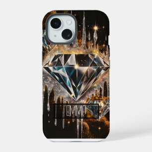 GLIMMERING DIAMOND PHONE CASE PERSONALIZED NAME