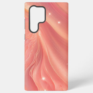 Glimmering Pink and Gold Abstract Phone Case