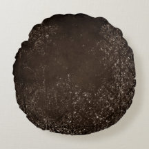 Glimmery Bronze Grunge | Rich Brown Glam Damask