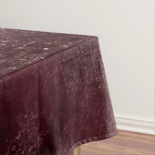 Glimmery Wine Grunge   Sangria Bordeaux Damask Tablecloth