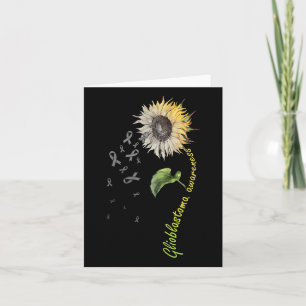 Glioblastoma Awareness Sunflower  Card