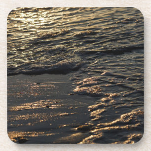Glistening Beach Morning Coaster