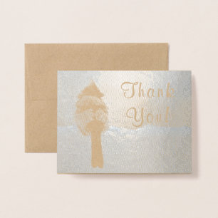 Glistening Cardinal Foil Card