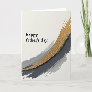 Glistening Fathers Day Card