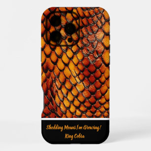 Glistening patterned snake skins in sunlight iPhone 16 pro max case
