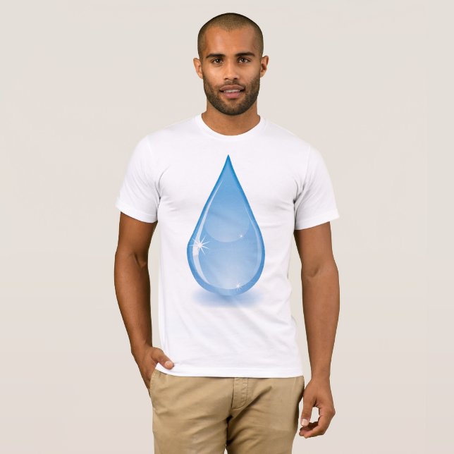 Glistening Water Drop Mens T-Shirt (Front Full)