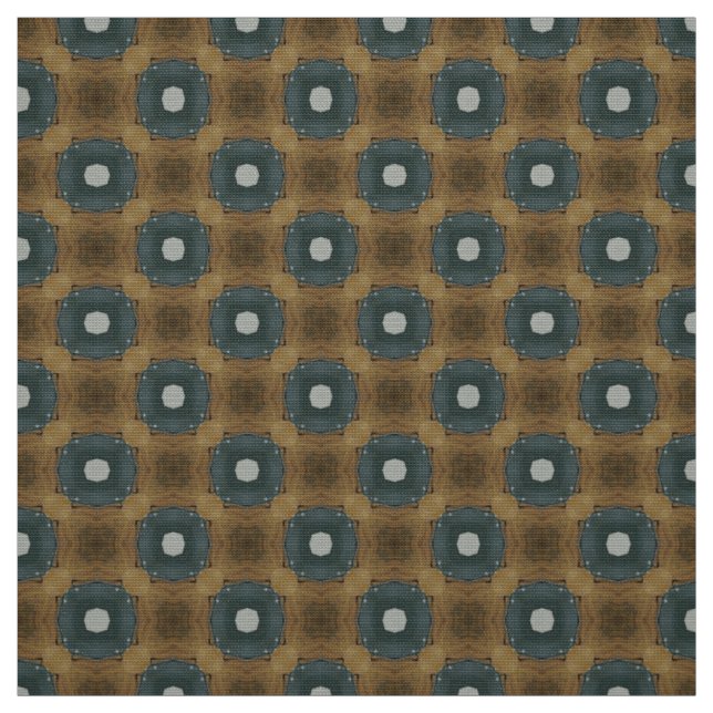 Glitch2 Brown Dark Teal furniture fabric (Swatch)