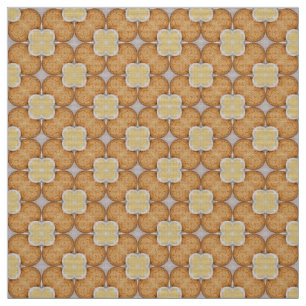 Glitch2 Cookies and eggs Fabric