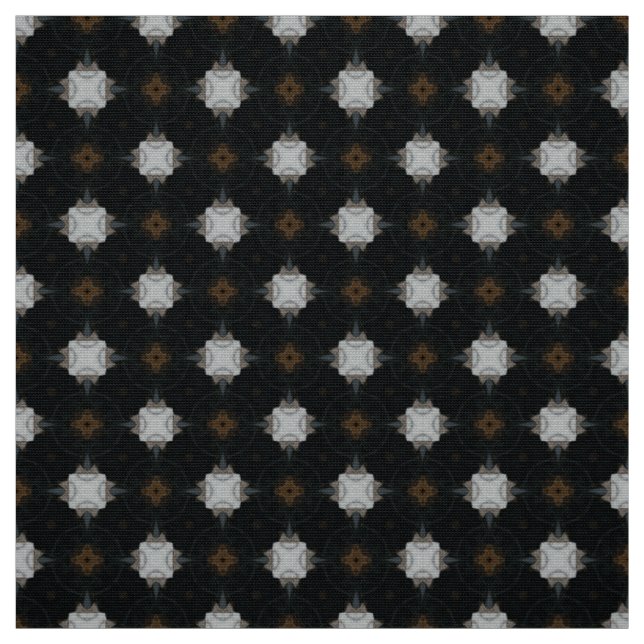 Glitch2 Dark teal light grey pattern fabric (Swatch)