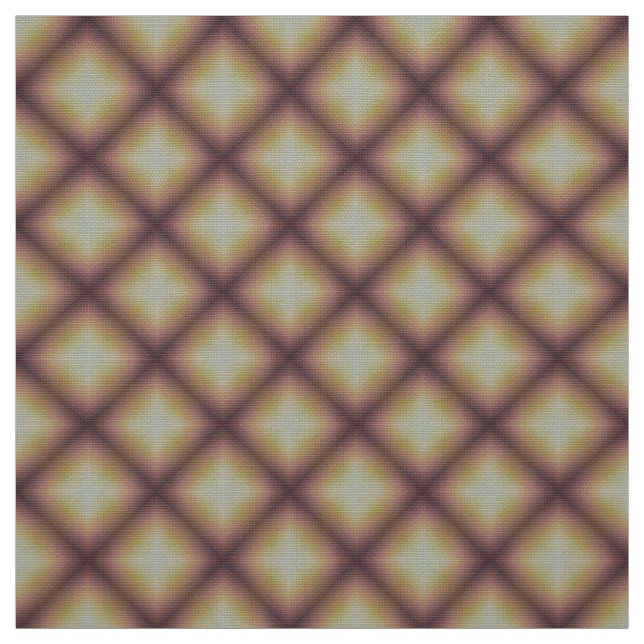 Glitch2 Dull yellow diamond shape furniture fabric (Swatch)