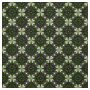 Glitch2 Four leaf clover tile pattern fabric