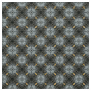 Glitch2 Grey and Green complex floral fabric