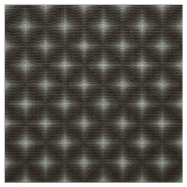 Glitch2 Grey black diamond furniture fabric (Swatch)
