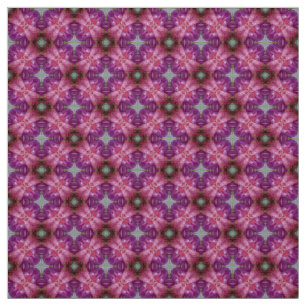 Glitch2 Red violet purple pattern fabric