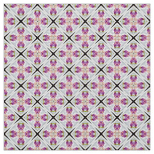 Glitch2 Soft Lavender magenta pattern fabric