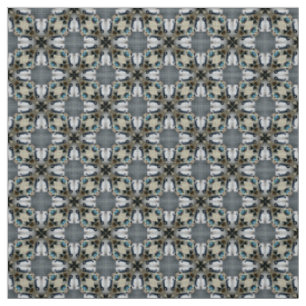 Glitch2 Teal light grey tile pattern fabric